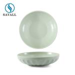 Diameter 22cm Round Morandi Porcelain Salad Plates