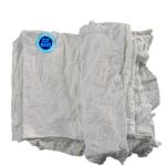 0-400kg Bag white tshirt rags 10kg bales of packing 100 cotton industrial cotton