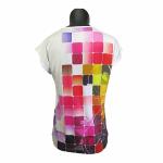 Short Sleeve Colorful Casual Sportswear Slin Fit Ladies Running T Shirts