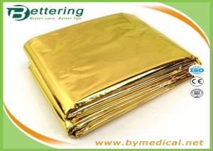 Quality High Quality Waterproof Outdoor Emergency Survival Foil Thermal First Aid Rescue Blanket 160x210cm Golden/Silver colour wholesale