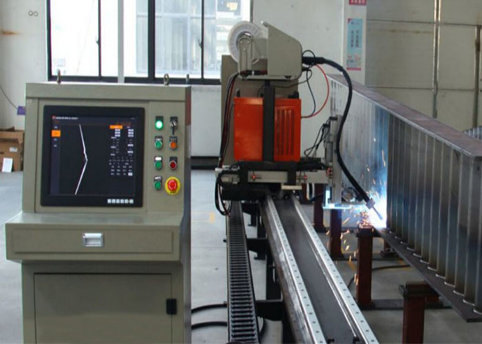 Corrugated Web Sheet H Beam Welding Line / Full Automatic Welding Machine