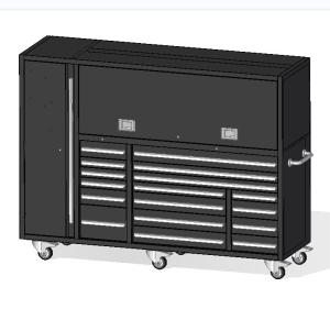 Quality Stainless Steel Handles and Customized Support OBM for the Ultimate 56 in Tool Cabinet wholesale