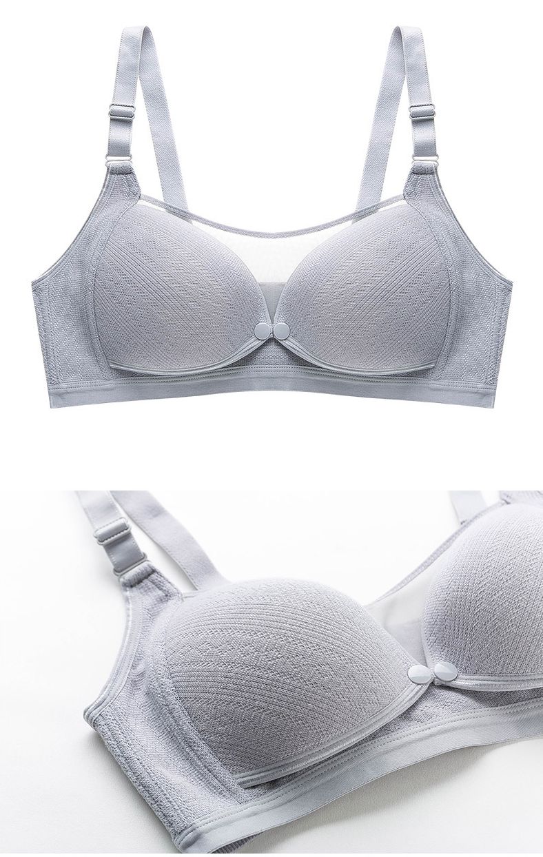 Seamless Pregnancy Nursing Bra Elastic Strap Breastfeeding Maternity Bra
