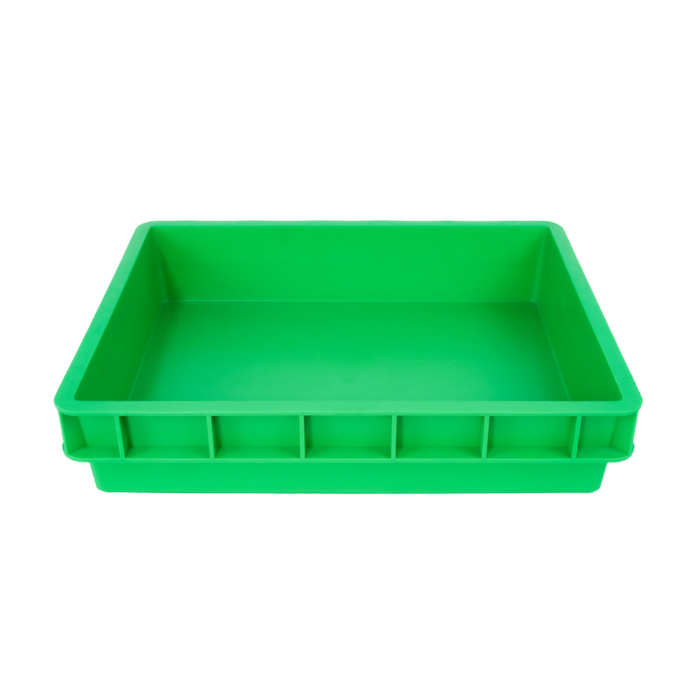 Industrial Euro Plastic Crate for Customized Color Food Storage and Distribution