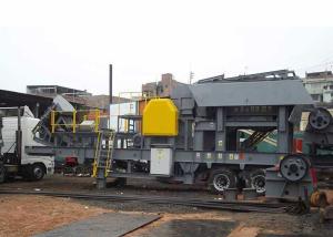 Quality Quarry Stone Mobile Crusher Plant Tracked Wheel Mounted Energy Efficient wholesale