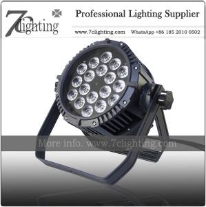 Quality Quad LED 18X12W PAR 64 Spotlight with IP65 Waterproof Rating Silence for Theater, TV Studio wholesale