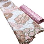Supoo High quality Nigerian Lace fabric flocking velvet lace african lace fabric