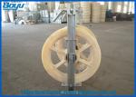 830x110 Single Nylon Wheels Diameter 830mm Load 30kN Bundled Conductor Pulley