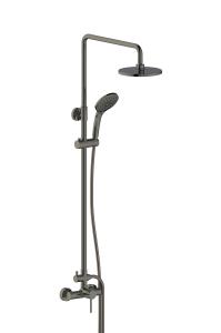 Quality Round Classical Bath Shower Faucets Single Lever Gun Metal Brass OEM wholesale