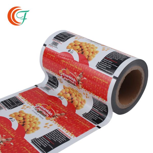 Peanut Bean Snack Packaging Film Moisture Proof Plastic Roll Packaging Food