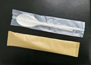 Quality 165mm Eco Friendly Restaurant Compostable PLA Spoons wholesale