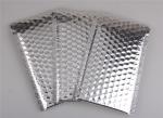 Aluminum Foil Metallic Bubble Mailers Silver Color Self Sealing For Postal