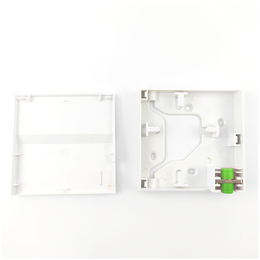 Best 1 Core FC APC Plastic Fiber Optic Socket Panel for Gray FTTH Network Performance