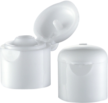 18mm Smooth Cylindrical Plastic Flip Top Cap in Customized Color for Professional OEM