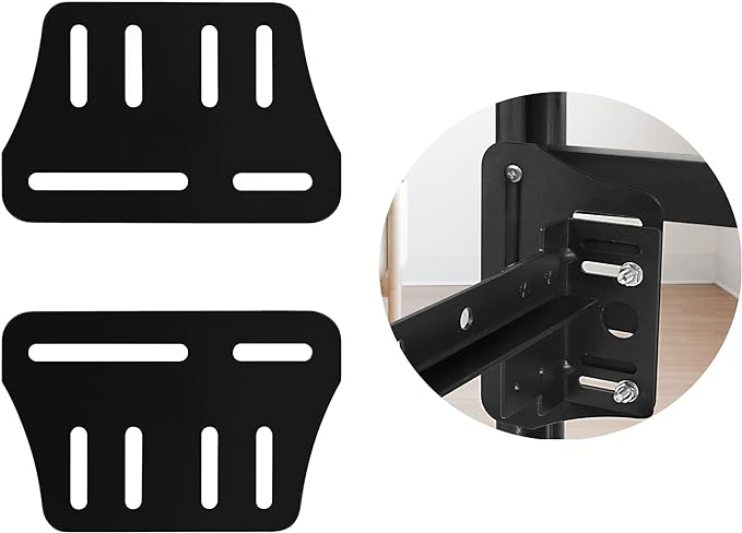 Metal Bed Frame Headboard Attachment Kit Bed Frame Hook Bracket Adapter for Queen Bed