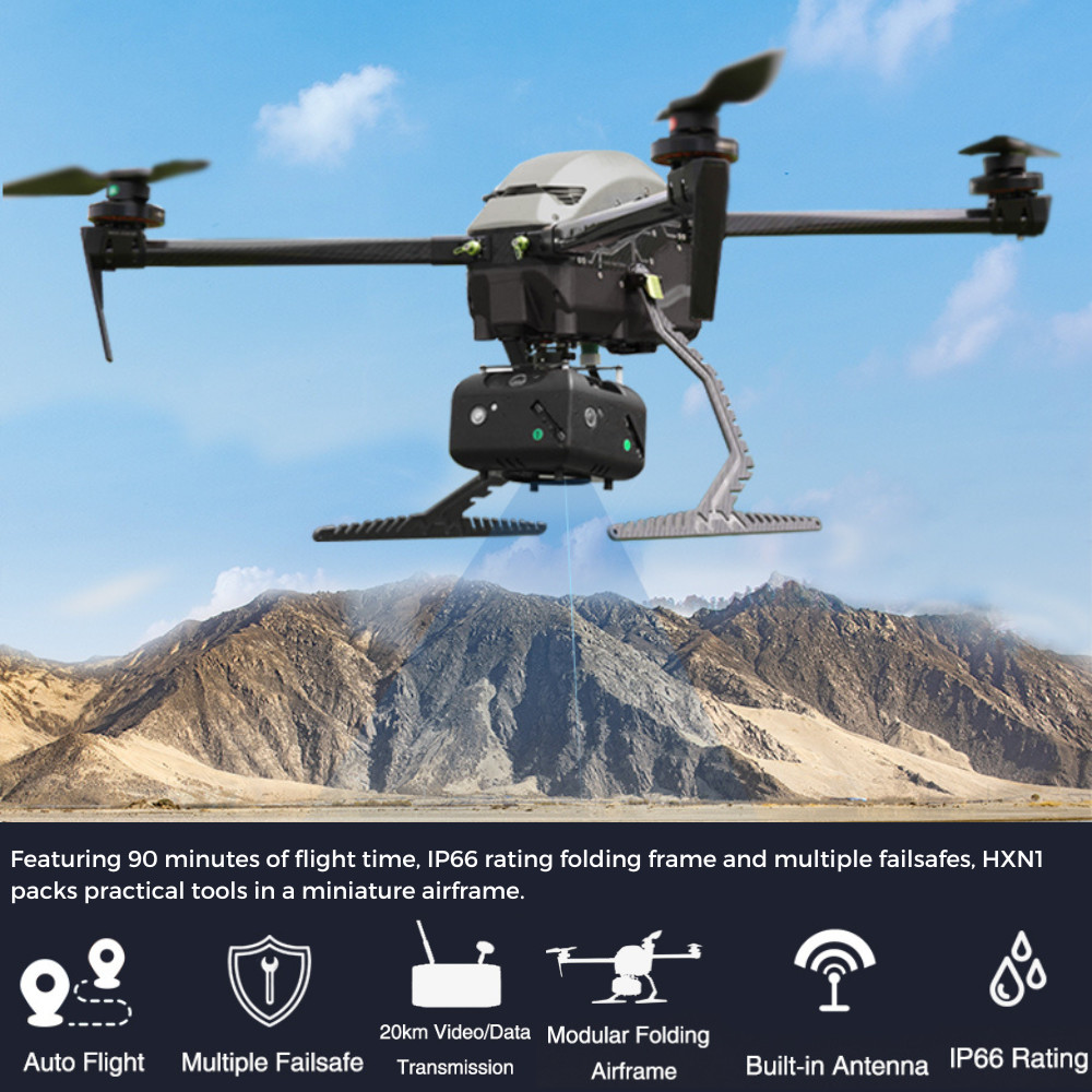8 Rotor 8 Axis Payload 3kg Payload Drone HD Camera 4k Gimbal Drone HXN1-B