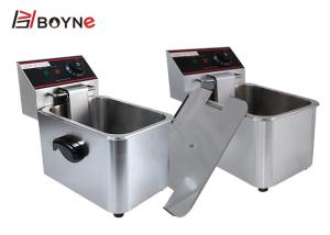 Quality 2.86kw Commercial Kitchen Cooking Equipment 4 Liter Single Tank Fryer wholesale