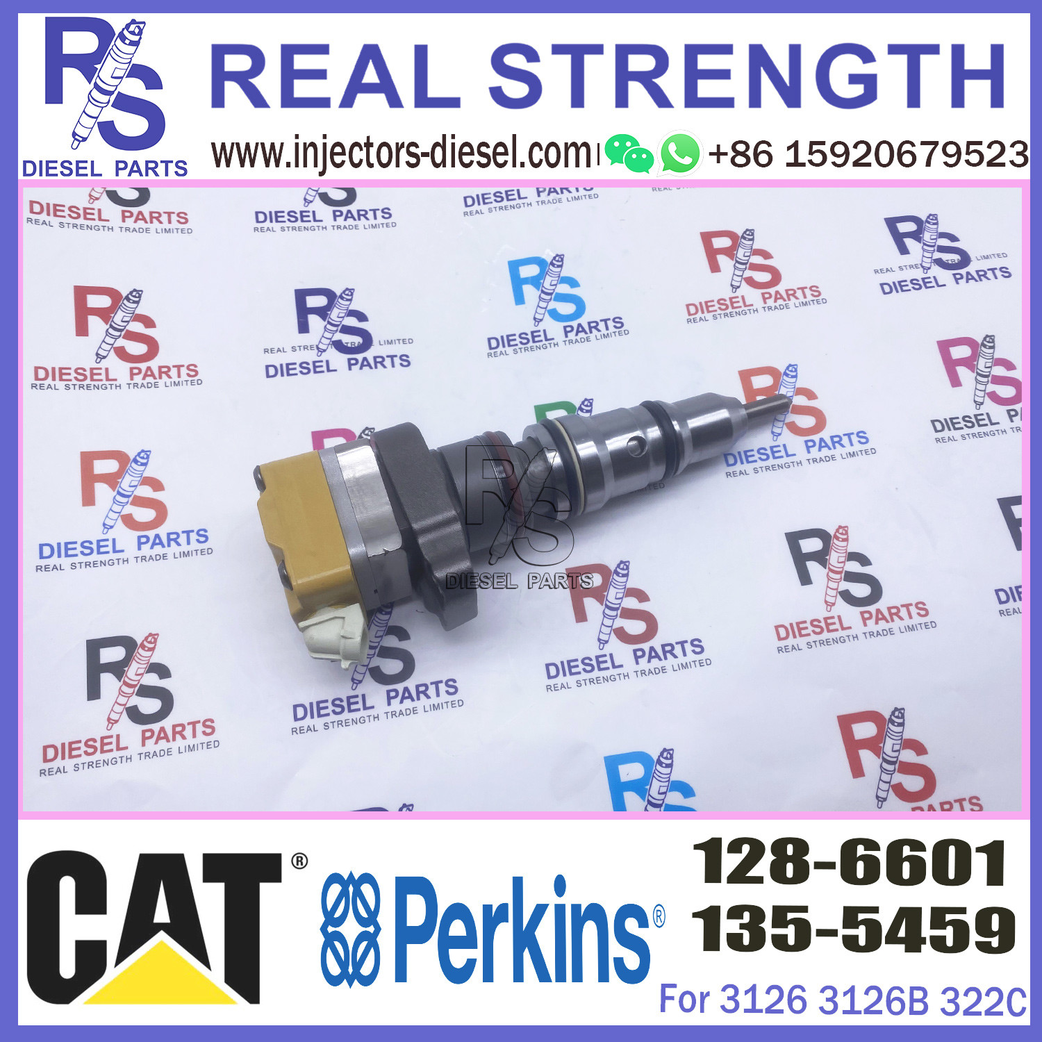 Common Rail Fuel Injector 1774752 177-4752 For 325C E325C Excavator 128-6601
