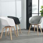 Flexibility Living Room Dining Chairs Seamless Modern Leisure PP Plastic
