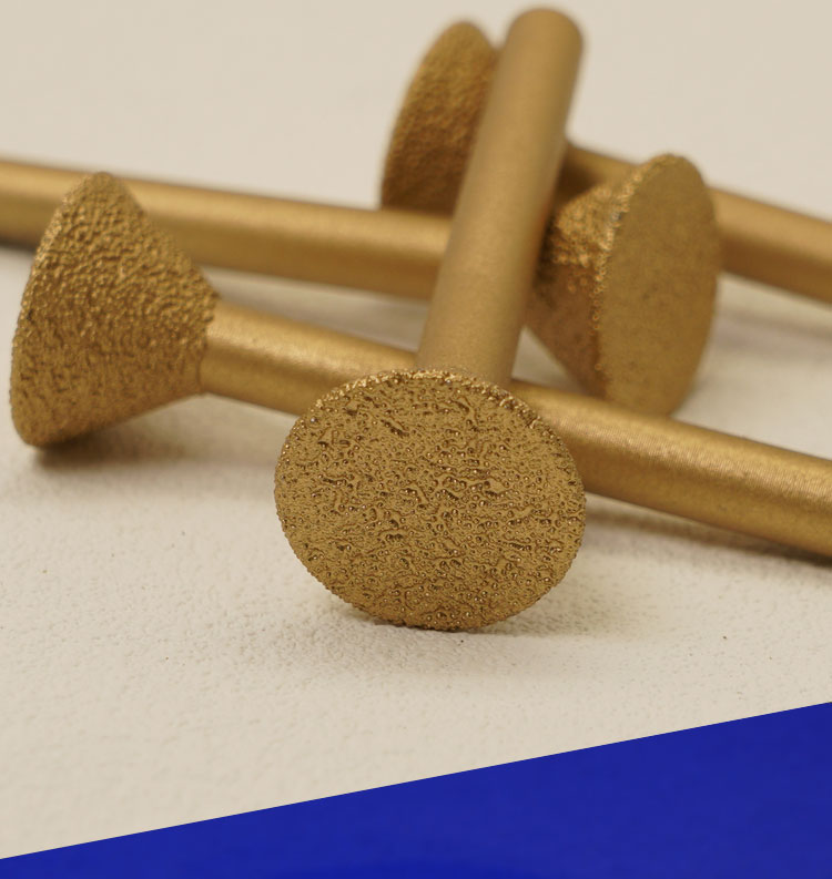 Engraving Function 45 Mn Body Material CNC Diamond Tools for Stone and Marble Carving