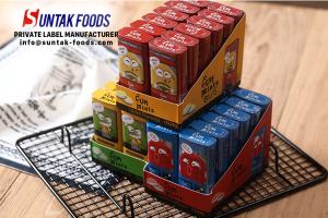 Quality Portable Passion Sour Sugar Free Candy Hole Shape With Two Color wholesale