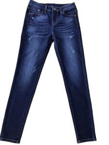 Quality Warp Slub Cotton Polyester Denim Fabric wholesale