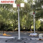 pneumatic telescopic mast light-Fire Tender Mounted- 4x180W LED Lights