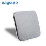 Big Size Square High Pressure Rainfall Shower Head ABS / Softer Silicon Rubber