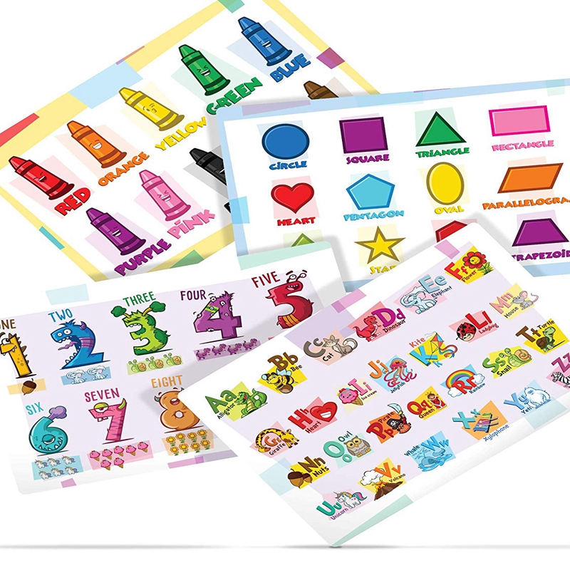 Non Slip Adhesive Disposable Baby Placemat PVC Free For Dining Table