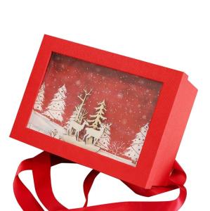 Quality Cardboard Luxury Paper Gift Box Christmas Packaging Customized Size wholesale