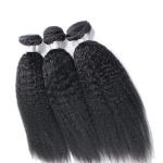 Kinky Straight 8A Grade Virgin Human Hair Bundles No Smell Hair Extension