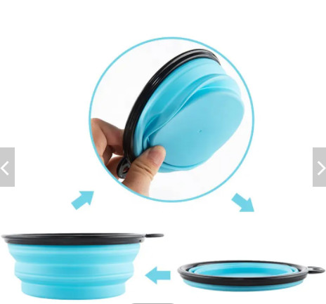 Dog Slow Feeder Dog Bowl Water Travel Portable Dog Bowl 350ml 1000ml