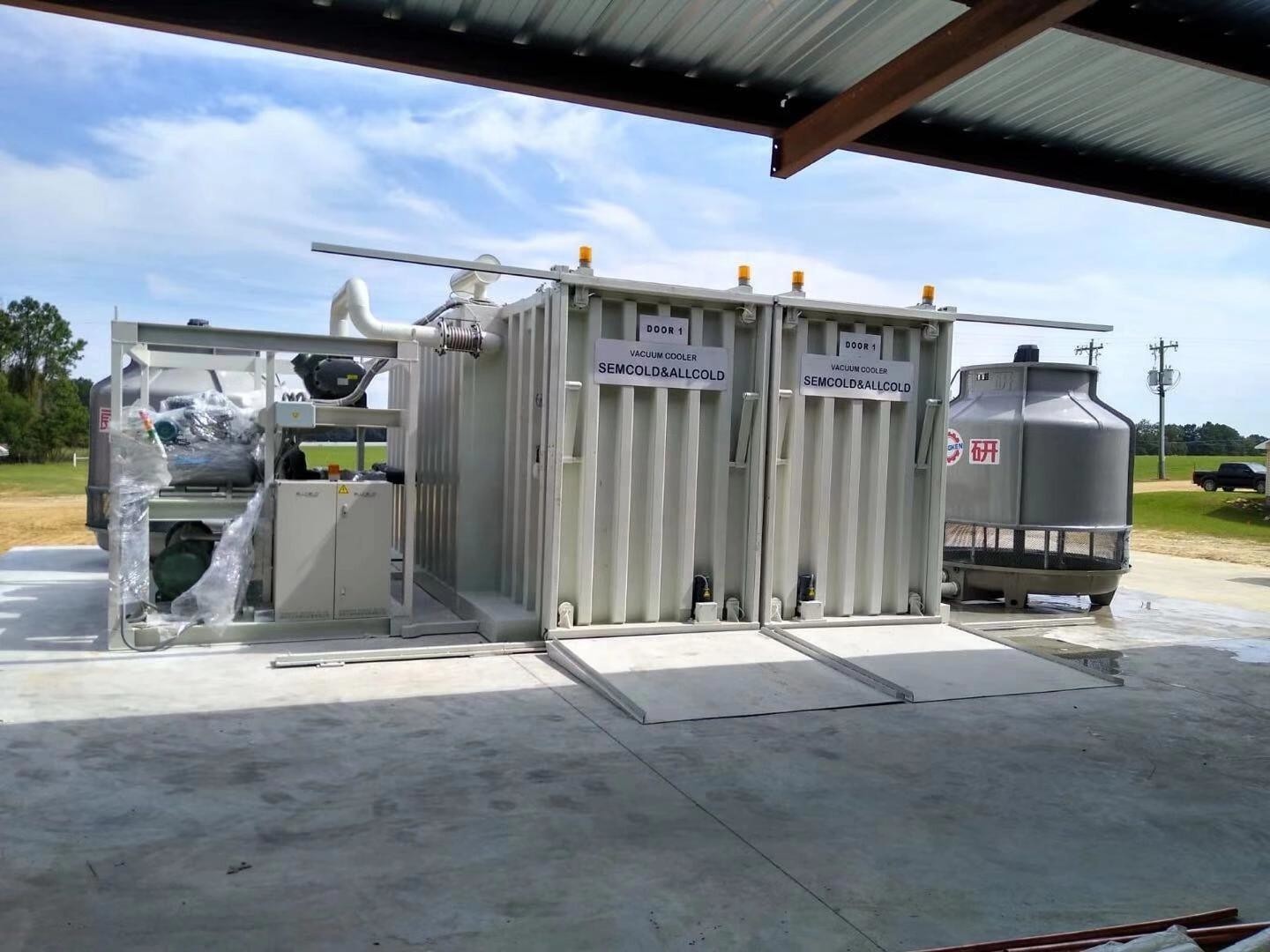 72KW Agricultural Equipment Flower Vacuum Cooler