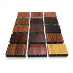 6063 T5 Alloy Heat Transfer Wood Grain Aluminum Extrusion Profiles For