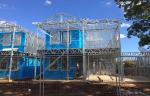 High Quality Light Steel Frame Prefab Villa / Quick Assemble Steel Frame House