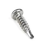 Stainless Steel Self-Tapping Screw Drill Tail Self Drilling Screws 410 SS Cross