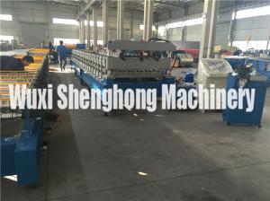 China Galvanized Aluminum Roof Tile Production Line Siemens PLC Computer Control on sale