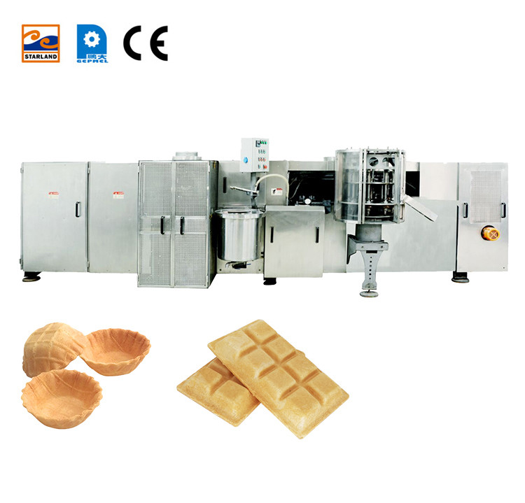 Automatic Wafer Biscuit Production Line Stainless Steel Waffer Biscuit Machine