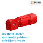 5.5KW Helical Bevel Drive Gear Motor 3HP M1A Hollow Shaft 40mm