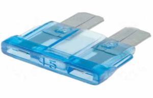 Quality Blue Medium 15A 32V Auto Blade Fuse For Car , Automotive Blade Fuses wholesale