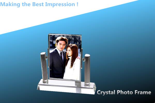 crystal photo frame/acrylic photo frame/PHOTO FRAME/glass photo frame/2D LASER