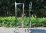 Kitchen Equipment 0.5mm FDA Stainless Steel Rack Trolley