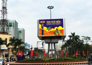 Quality Slim Cabinet Outdoor SMD LED Screen P4.81 500x1000mm Module Size wholesale