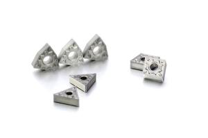 Quality 40HRC Hardness Metal Ceramic Lathe Inserts Strong Bonding Resistance WNMG0804 wholesale