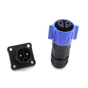 Quality Male LED Light Strip Wire Connector , IP67 PA66 Circular Plug Connector wholesale
