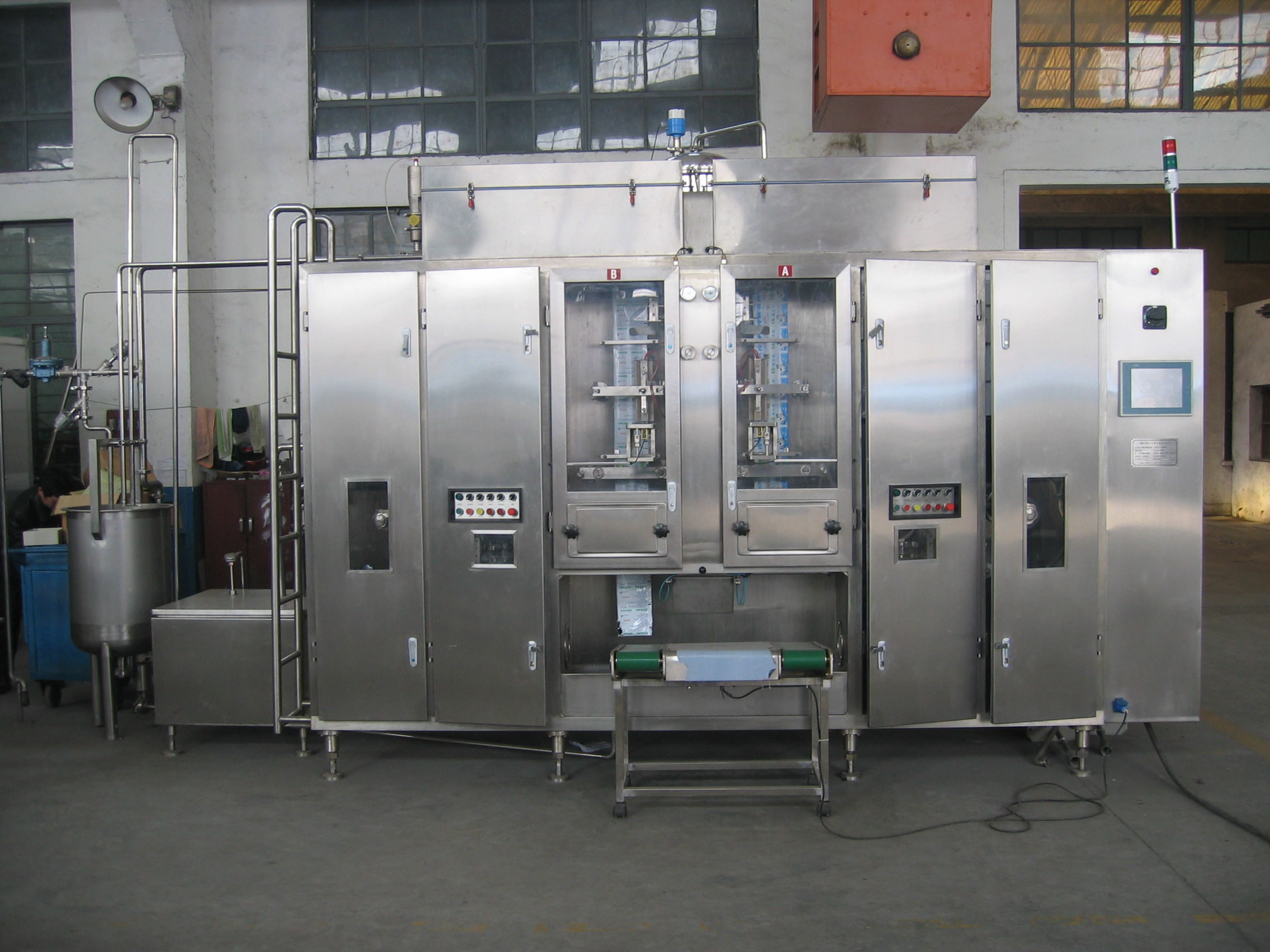 Automatic Soymilk Aseptic Pouch Filling Machine Electric Driven Type