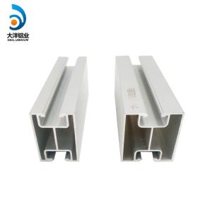 Quality U Shaped Photovoltaic Aluminum Guide Rail Sandblasting Spray wholesale