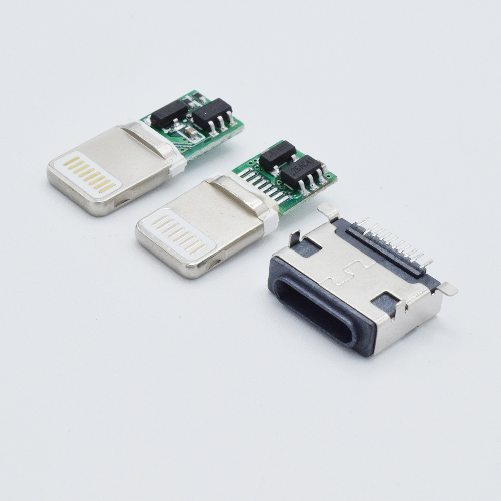 Apple Lightning Iphone Female Connector For Data And Charging