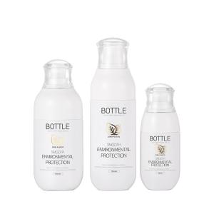 Quality White 2 Oz Clear Plastic Spray Bottles PET Material Round Shape for Perfume wholesale