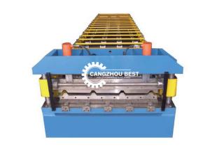 Quality Aluminium Profile Roofing Sheet Roll Forming Machine For Building Panel wholesale